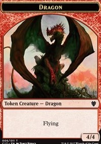 Dragon (006) // Gold (010) Double-sided Token